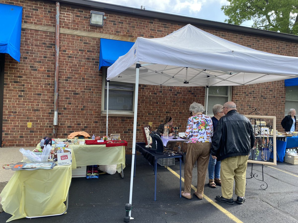 Flea Market & Tool Sale @ Home Repair Resource Center. The pie sale sold out within minutes! #WeAreNoble #ClevelandHeights