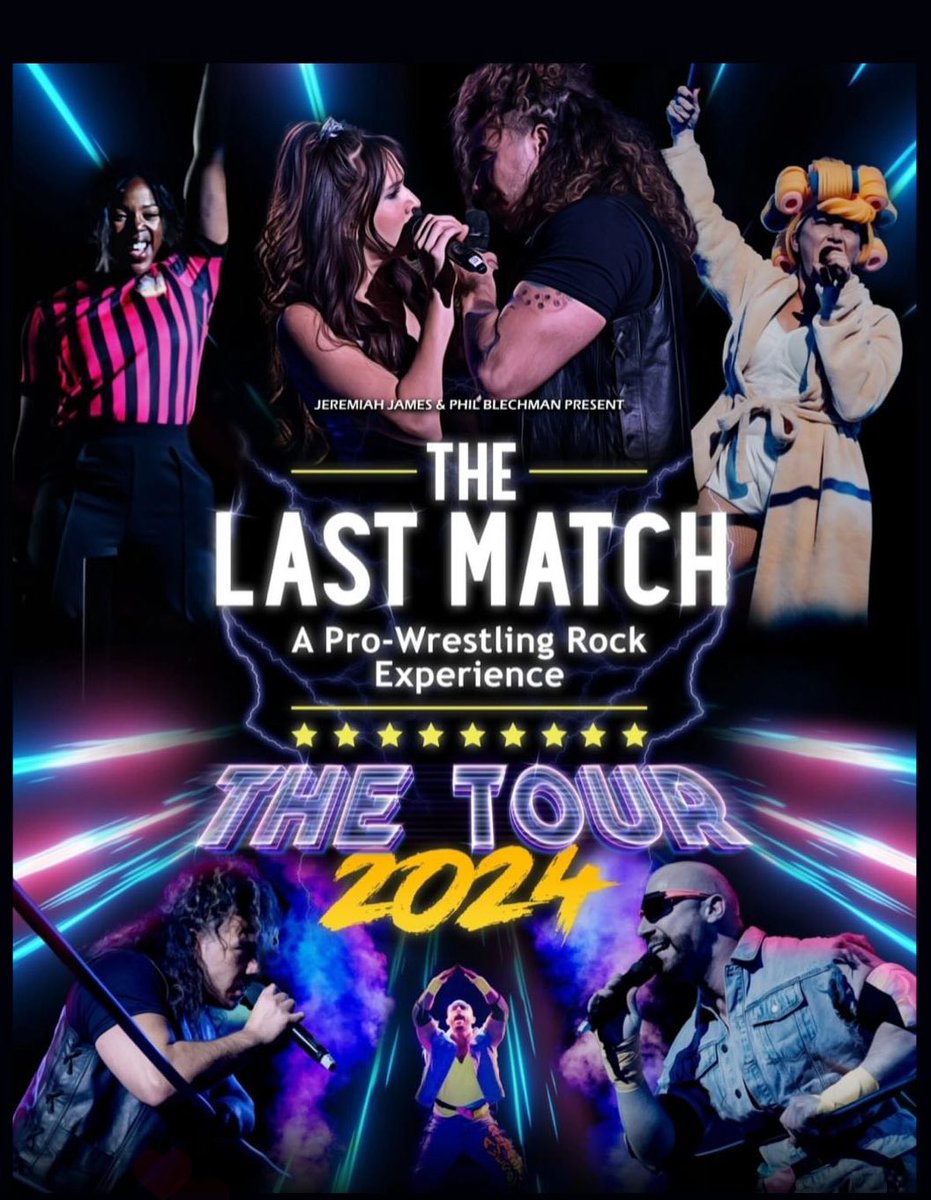 GIVEAWAY!

As it’s the last show of The Last Match wrestling rock experience - somehow featuring me 😂 - I’ve 10 tickets to giveaway.

It’s tonight at Centre Stage in Atlanta which is cool regardless &amp; all you gotta do is DM me. First 10 get a 🎟️.

I promise you a great night!