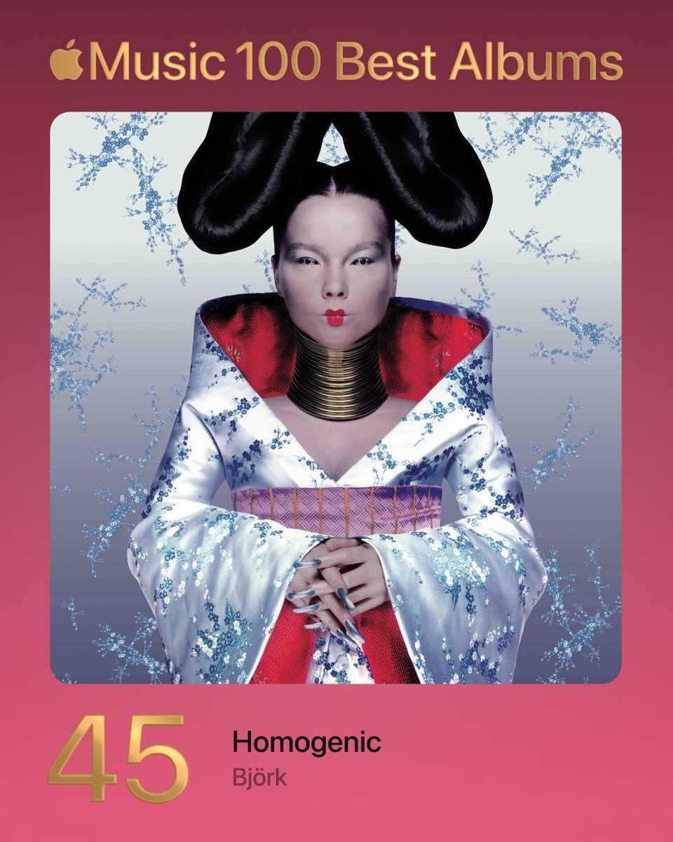 45. Homogenic - Björk

#100BestAlbums