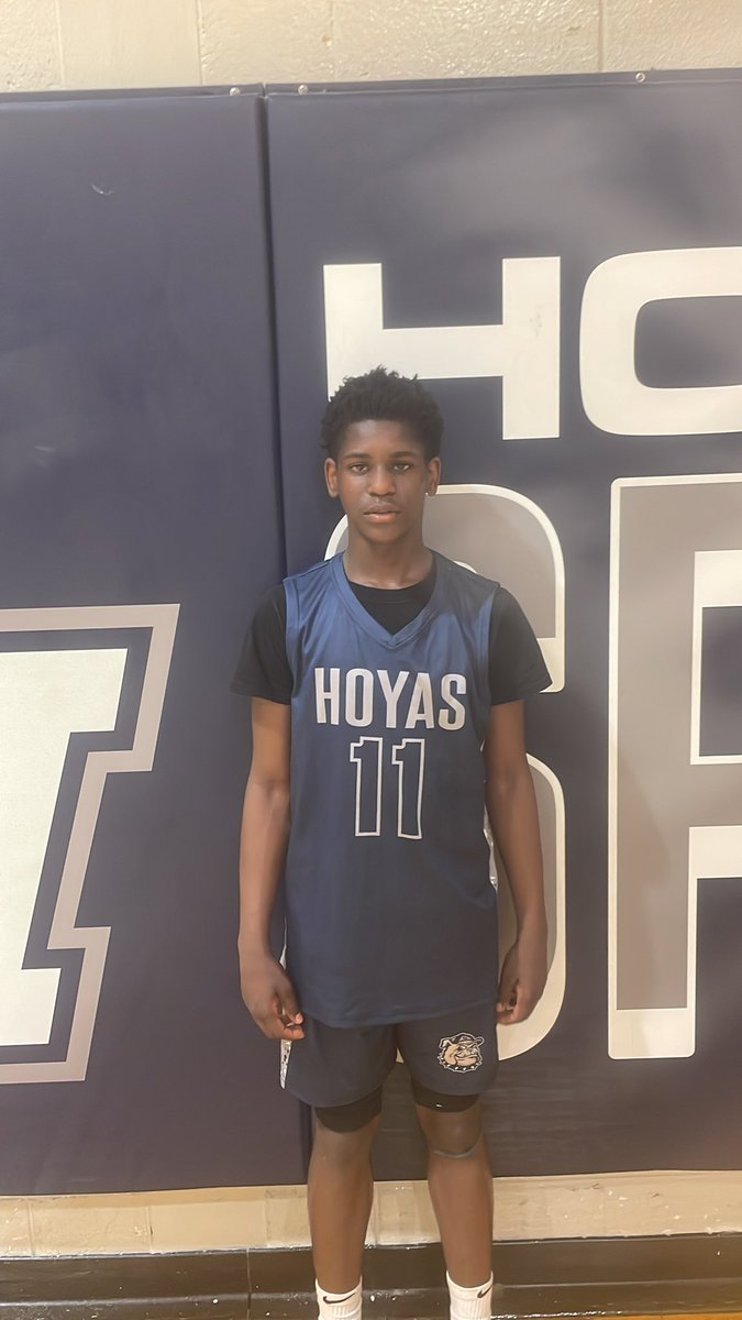 2028 G Zaven Williams led the EA Hoyas with 13 points using his speed to help stay in the lanes. #EarnYourElite