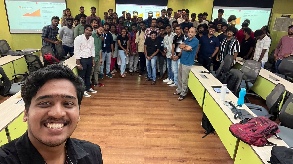 AI Practitioners Chennai (@aichennaii) on Twitter photo Thank you all for joining meetup today !
<a href="/TFUGIndia/">TFUG India</a> <a href="/GoogleDevsIN/">Google for Developers India</a> <a href="/prasadseth/">Prasad Seth</a> <a href="/ksoonson/">Soonson Kwon</a> Thank you all for joining meetup today !
<a href="/TFUGIndia/">TFUG India</a> <a href="/GoogleDevsIN/">Google for Developers India</a> <a href="/prasadseth/">Prasad Seth</a> <a href="/ksoonson/">Soonson Kwon</a>