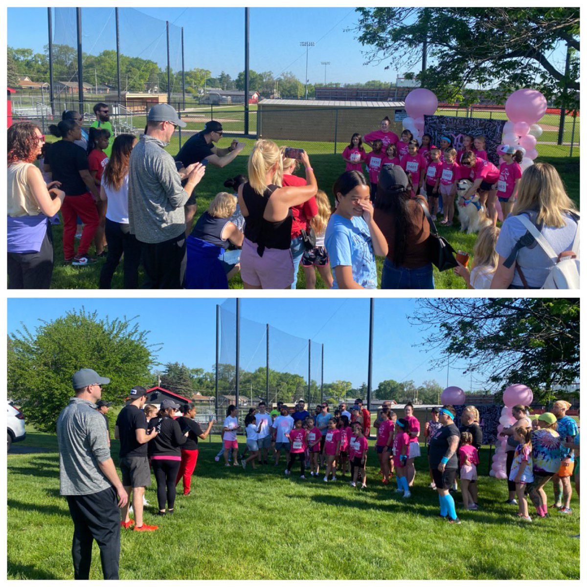 D114Stanton's tweet photo. #District114Proud hosted our inaugural #GOTR 2024 5K event. What a wonderful group of girls from @D114Lotus School. Way to run💪💪💪!! https://t.co/0S1a1wZZA3