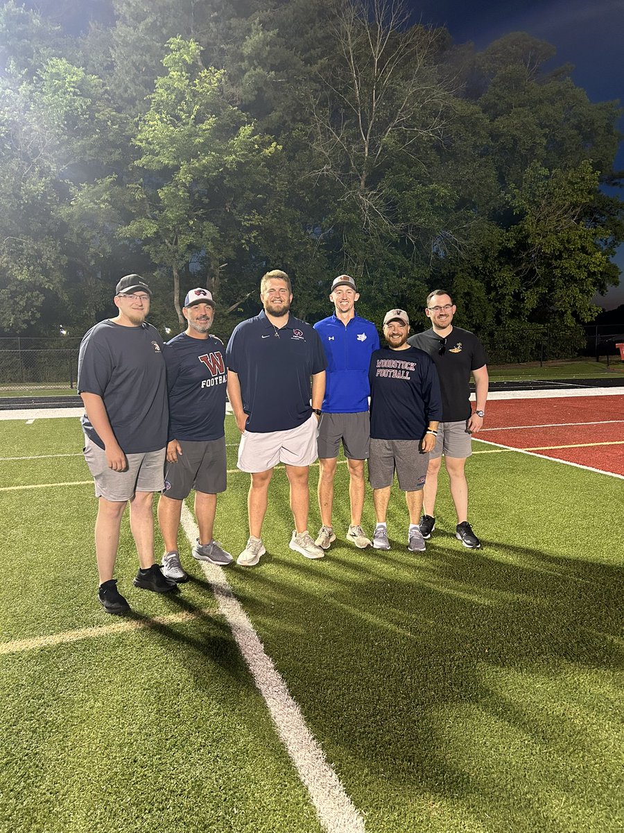 Once a Wolverine, always a Wolverine!
Love when former players come to games. All have become fine young men. 
@DeanBraxton8 can’t wait to see how you make <a href="/CHSHurricaneFB/">CartersvilleFootball</a> better!
<a href="/TrevorWW74/">Trevor Stephens</a> it was awesome to share the field with you for a few days. Hope we see more of you soon!