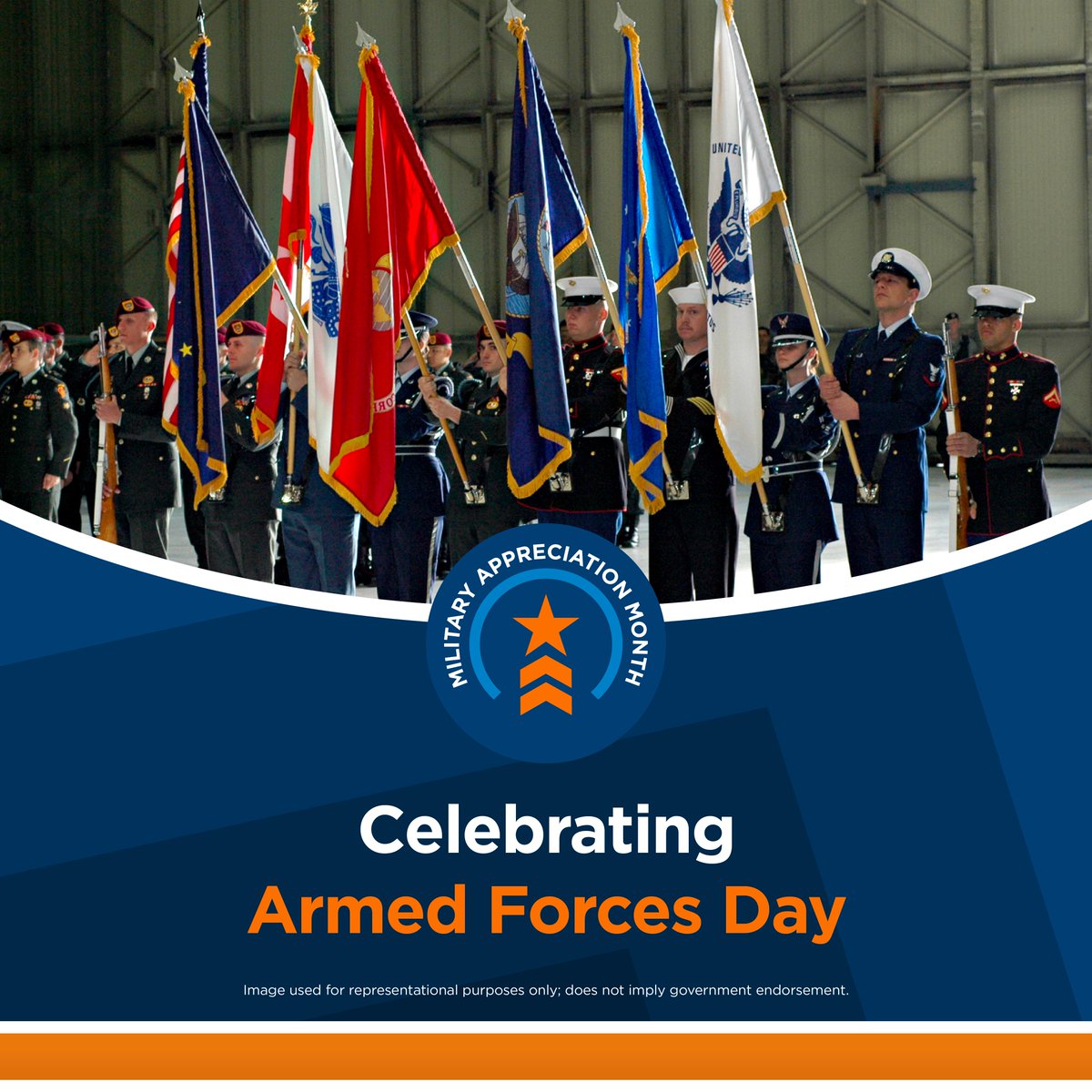 Your commitment always inspires ours, but especially today on #ArmedForcesDay! To our servicemembers of the past and present, we are saluting you today. “Thank you” will never be enough! #MissionBeyondThanks