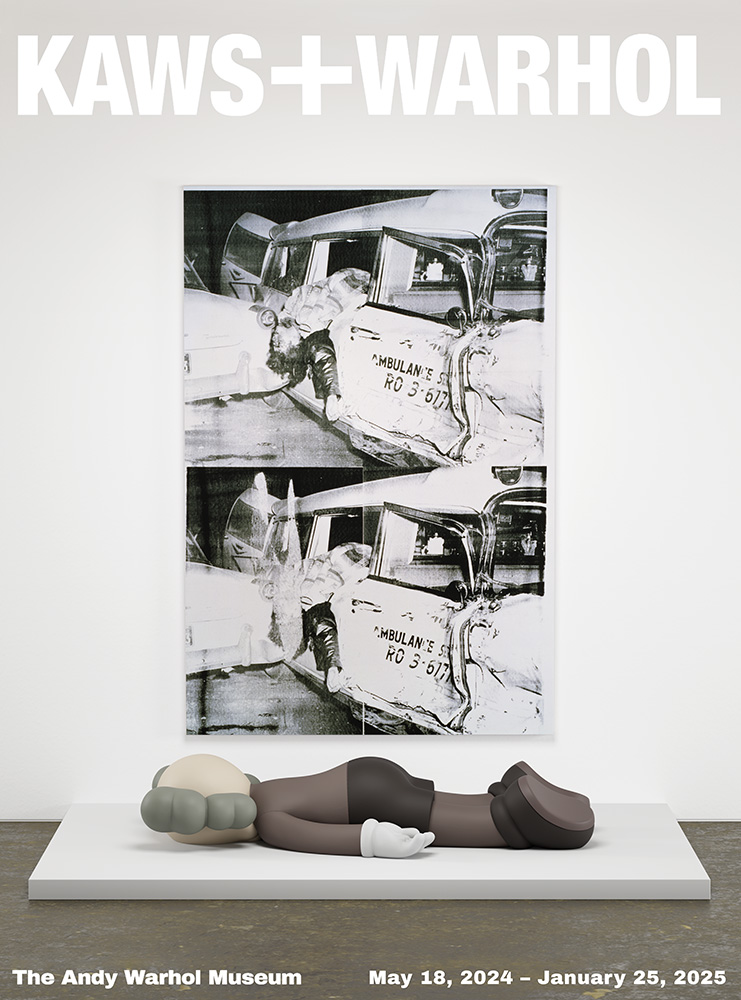 Opening today: In celebration of our 30th anniversary, we present 'KAWS + Warhol': bit.ly/3s5CR6w Andy Warhol, 'Ambulance Disaster', 1963-64, Contribution Dia Center for the Arts, © The Andy Warhol Foundation for the Visual Arts, Inc.; © KAWS #warholKAWS