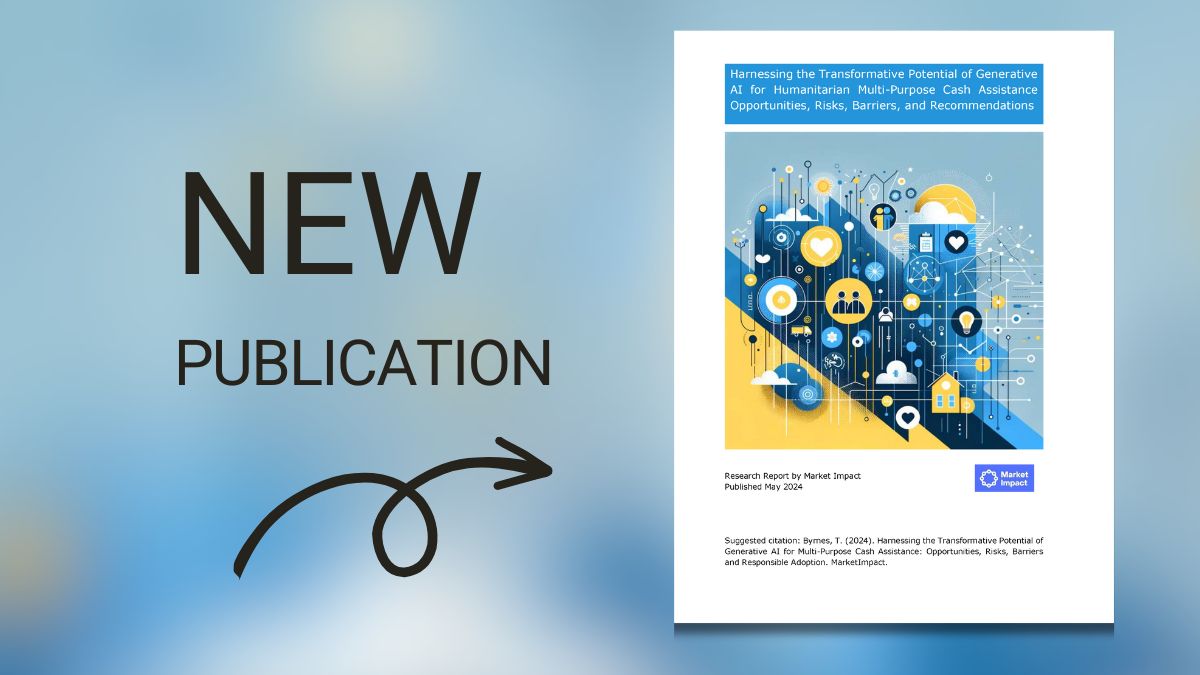 🆕New in the library📚 This report by Market Impact explores how Generative AI can revolutionize Multi-Purpose Cash Assistance (MPCA) programs in humanitarian contexts. 👀 👉 calp.net/3z5hEJy