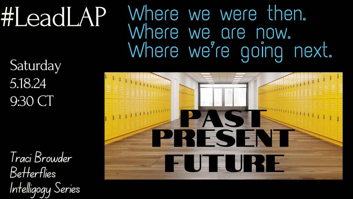 Where can you share celebrations, goals, and learn from others? Visit the #LeadLAP chat this morning at 9:30 am CT! @BethHouf @burgessdave