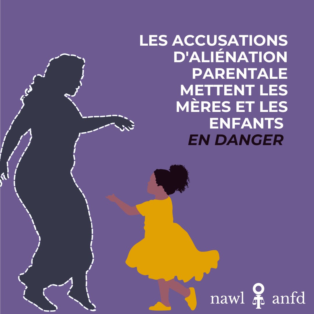 Alongside @NAWL_ANFD we have signed an open letter urging the Government to ban parental alienation accusations from being used in family law cases. Help us protect women and children victims of family violence➡️share the word nawl.ca/PA-letter/ #StopAccusationsAlienation