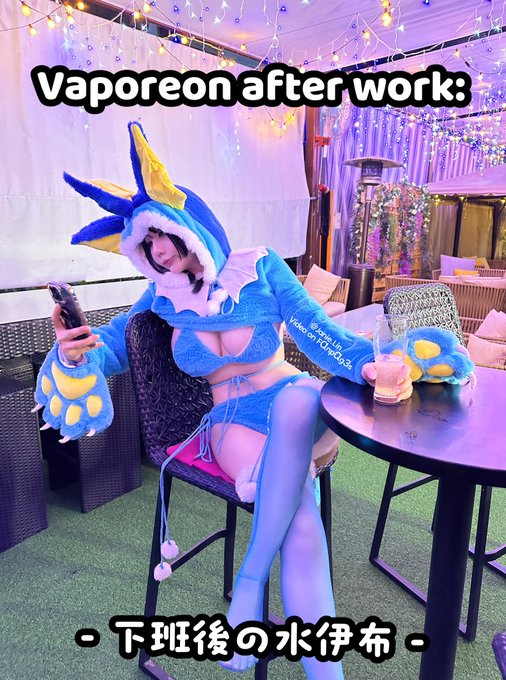 &ldquo;Did you know in terms of&hellip;&rdquo;  #pokemon #vaporeon #cosplay https://t.co/SBtPuR2EPj<a href="/tag/pokemon"class="tags">#pokemon</a><a href="/tag/vaporeon"class="tags">#vaporeon</a><a href="/tag/cosplay"class="tags"><span>#cosplay</span></a>