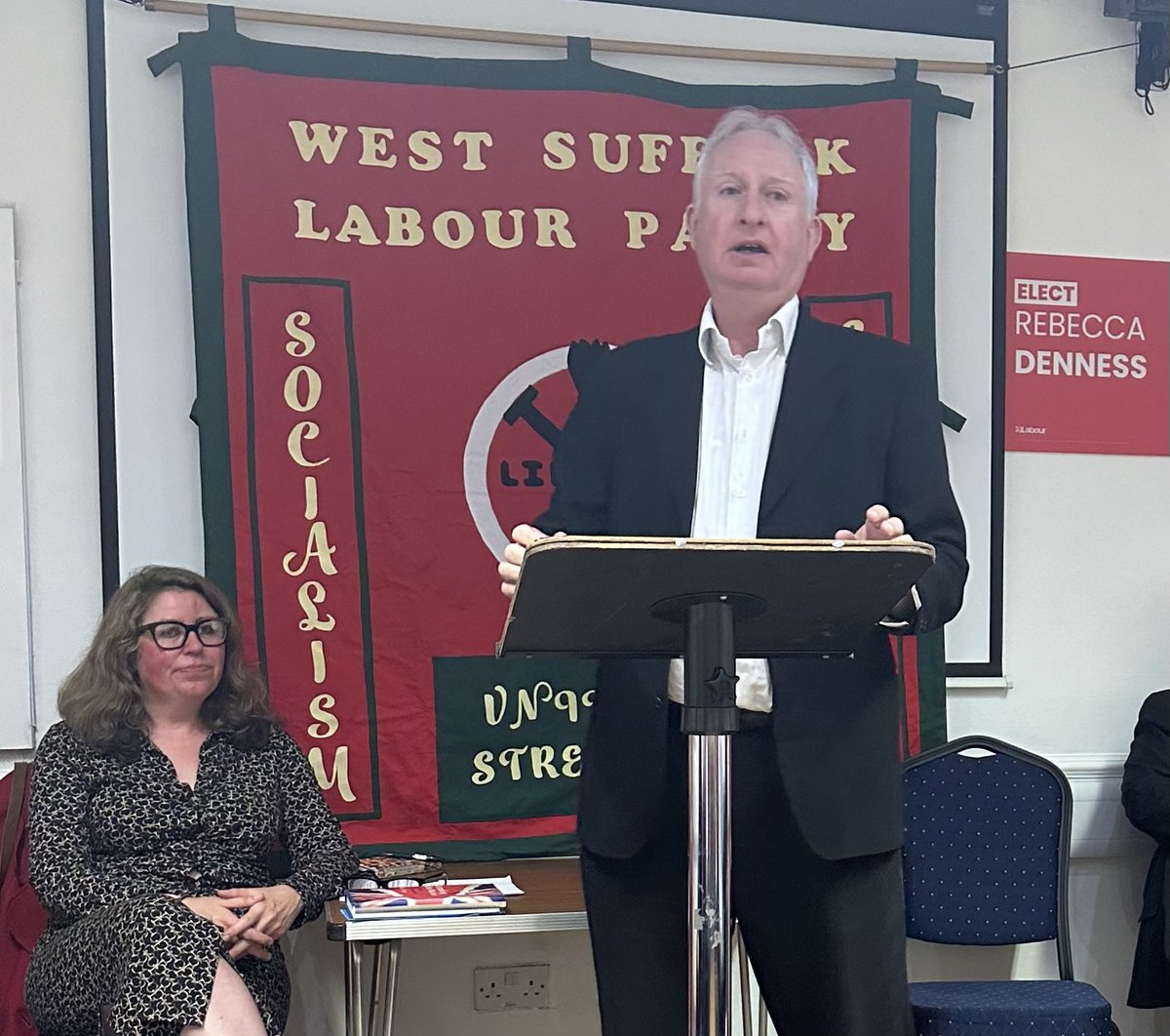 Fantastic launch for our #Labour candidate here in #WestSuffolk @RebeccaDenness. As Matt Hancock slinks off and the Tories chuck Nick ‘architect of the Dementia Tax’ Timothy at us, we are up for the fight and ready to turn West Suffolk red! #GeneralElectionNow