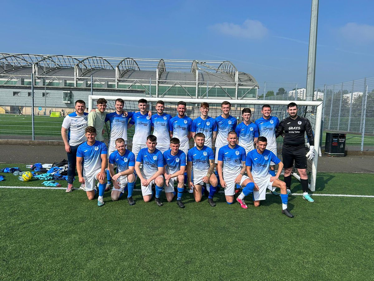 Superb result from the boys today in tough warm conditions! Fought hard throughout the game and got the result we deserved which sees the club into their first cup final! 🪨🔵⚪️