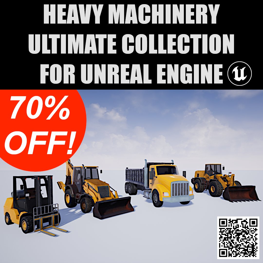 Unreal Marketplace May Sale!

70% OFF on Heavy Machinery Collection!

unrealengine.com/marketplace/en…

#unrealmarketplace #UE #UE5 #MadeWithUnreal #gameasset #indiedev @madewithUnreal