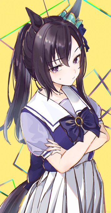 「髪飾り トレセン学園制服」のTwitter画像/イラスト(新着)