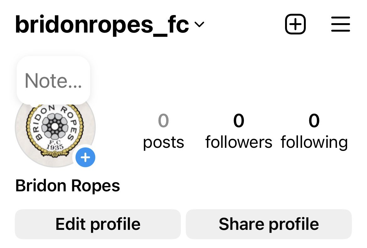 Club Announcement: We’re delighted to announce we have now expanded to Instagram! #TheRopes 🔵
