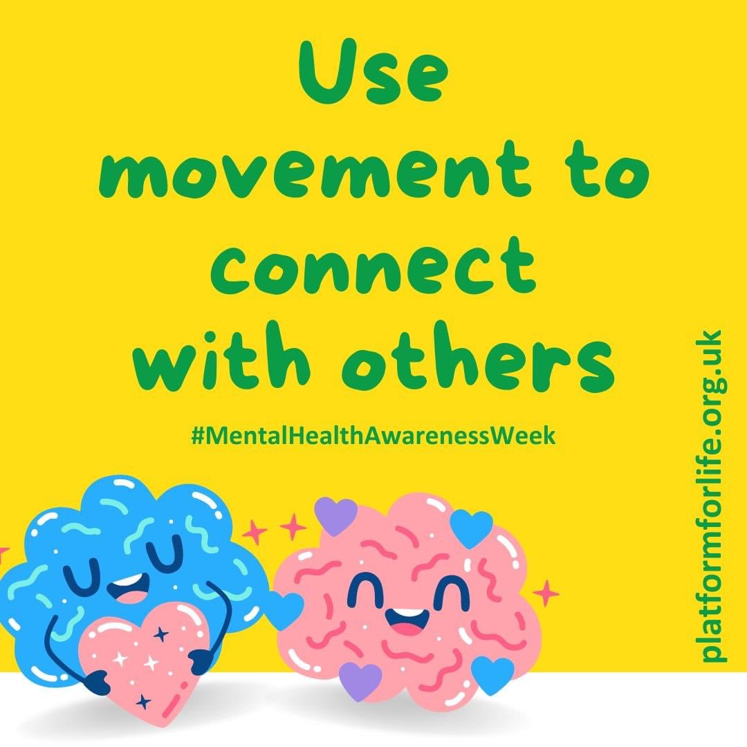 #Movement with others plays a vital role in good mental health & wellbeing💚🧠 

☕ why not switch up your routine with friends; enjoy your coffee on the go, take the dog for a walk 🐕 

#MentalHealthAwarenessWeek #ChestersMentalHealthCharity #ItsWhatWeDo #ChangingLivesForGood