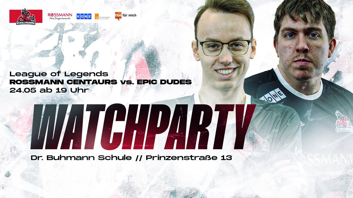 Freitags ist nun Watchparty-Tag🗣️📢🔥 Nächste Woche startet der Summer Split '24 der @PrimeLeague und wenn wir Freitags spielen, könnt ihr in Hannover live dabei sein! Kommt also am 24.05 ab 19 Uhr zur Dr. Buhmann Schule und teilt mit unseren Spielern den Sommerspaß vor Ort!