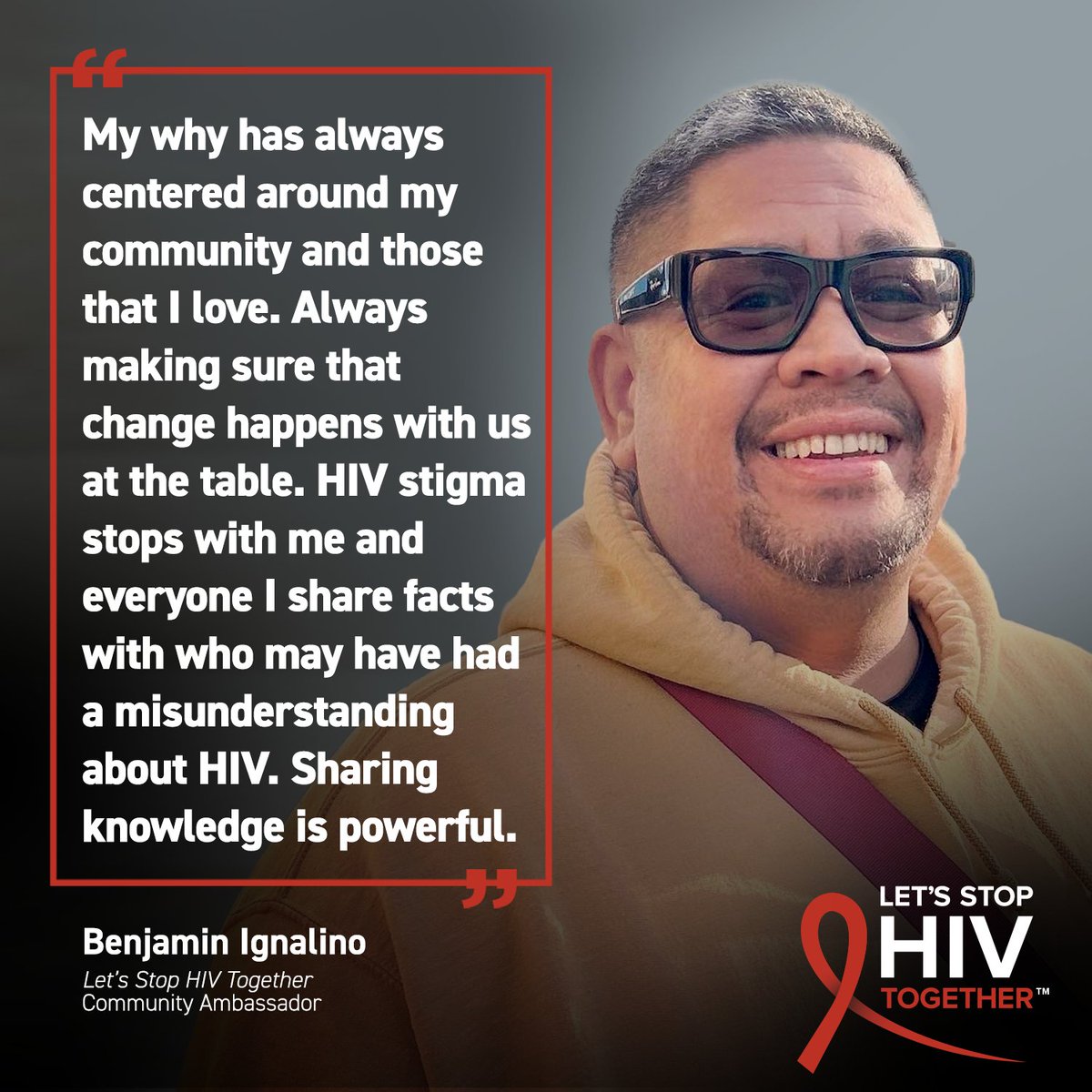 Let’s #StopHIVTogether Ambassador Spotlight: Meet Benjamin Ignalino (@bipi479)! Benjamin is passionate about using knowledge as power to stop HIV stigma in his community. #TogetherAmbassadorSpotlight #NAPIHAAD #APIMay19