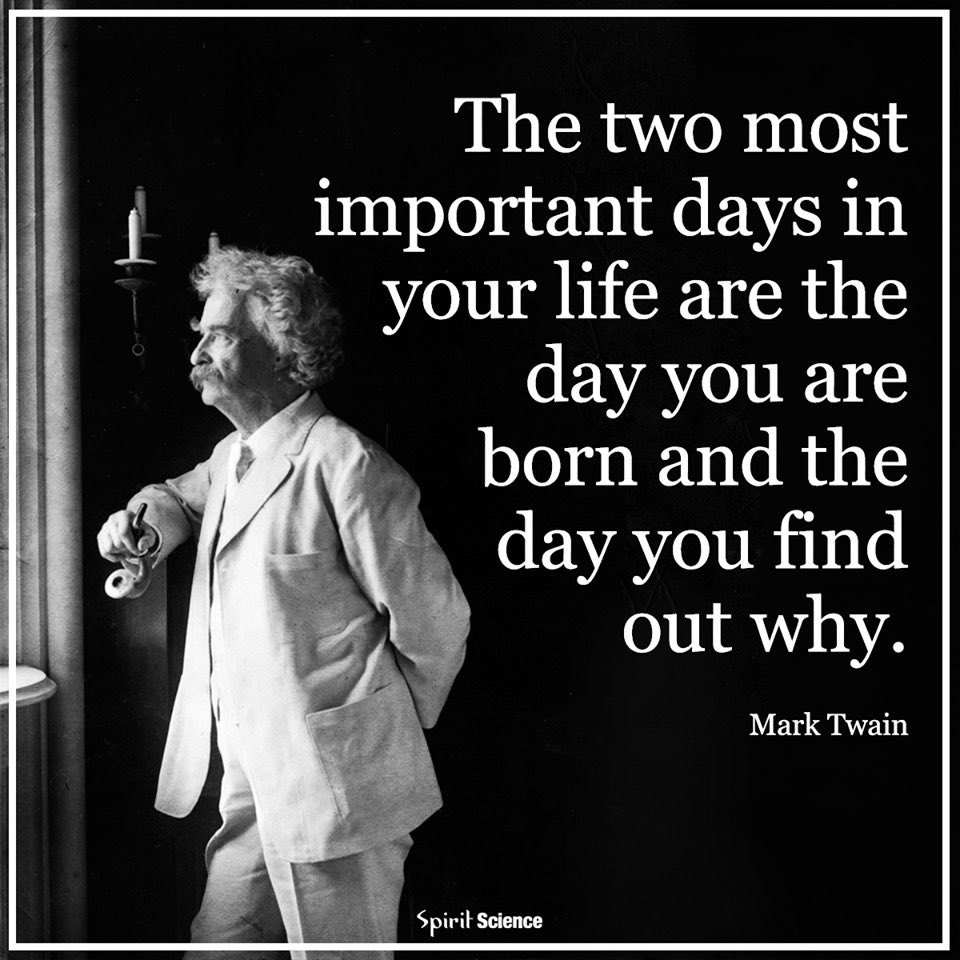 The two most important days in your life are the day you are born and the day you find out why.

#education #teachers #leadership #autism #sped #teachertwitter #leadlap