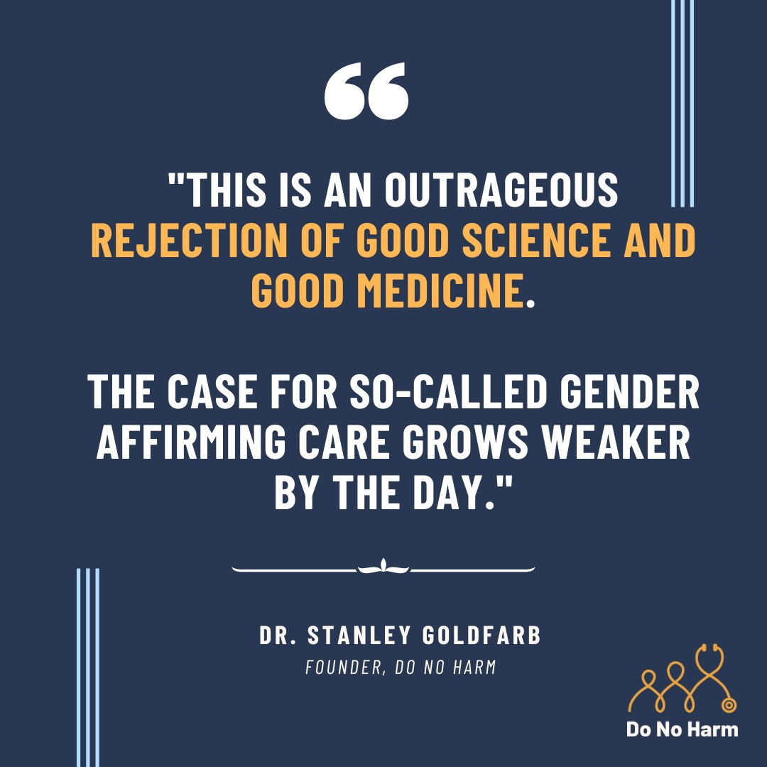 🚨 New documents reveal that WPATH hired experts at Johns Hopkins to do a series of systematic reviews on the evidence supporting “gender- affirming” care. 

The researchers “found little to no evidence about children and adolescents.”

Check it out:
bit.ly/4bCsc4k
