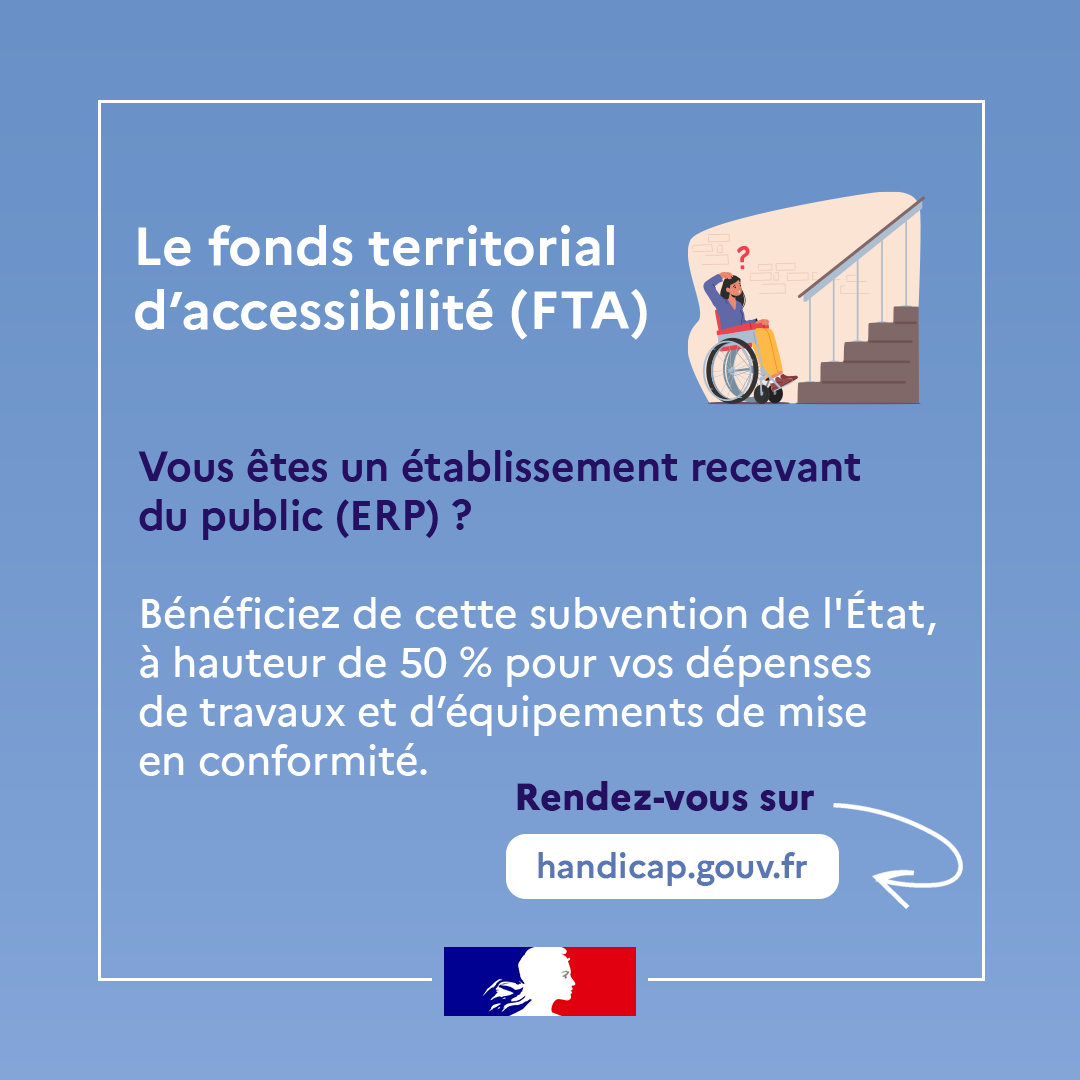 #GAAD2024 | Pour les personnes en situation de #handicap ou en perte d’autonomie, se déplacer et sortir peut devenir un vrai problème, voire un parcours du combattant.
Des conseils pour rendre accessible votre établissement ➡ handicap.gouv.fr/accessibilite-…