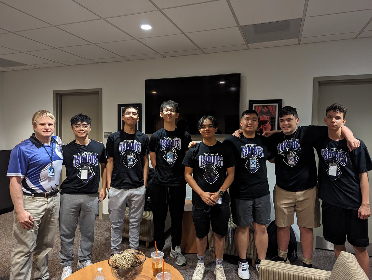 Itssssss Timeeee! OBHS has arrived at @StocktonEsports ready to compete for the GSE NJ Valorant G4 State Championship! Watch live at 8:30am on twitch.tv/Gardenstateesp… Go Knights! @obhs_announce @GSEsportsorg @OBassistantsup @FazioSally