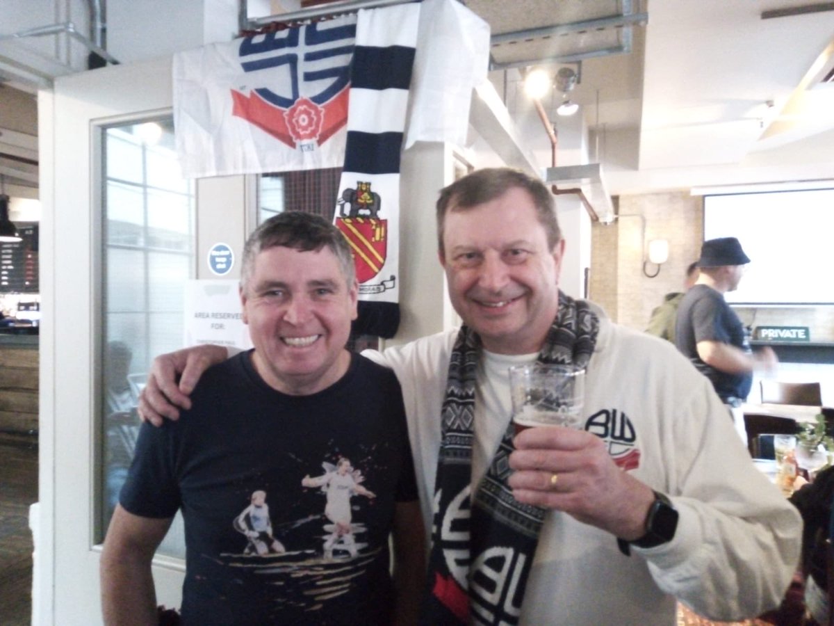 On our way to Wembley! ⁦<a href="/OfficialBWFC/">Bolton Wanderers</a>⁩ ⁦<a href="/MarcIles/">Marc Iles</a>⁩ ⁦<a href="/Andrew007Uk/">Dr Andrew Fleming 🇬🇧 🏴󠁧󠁢󠁳󠁣󠁴󠁿</a>⁩