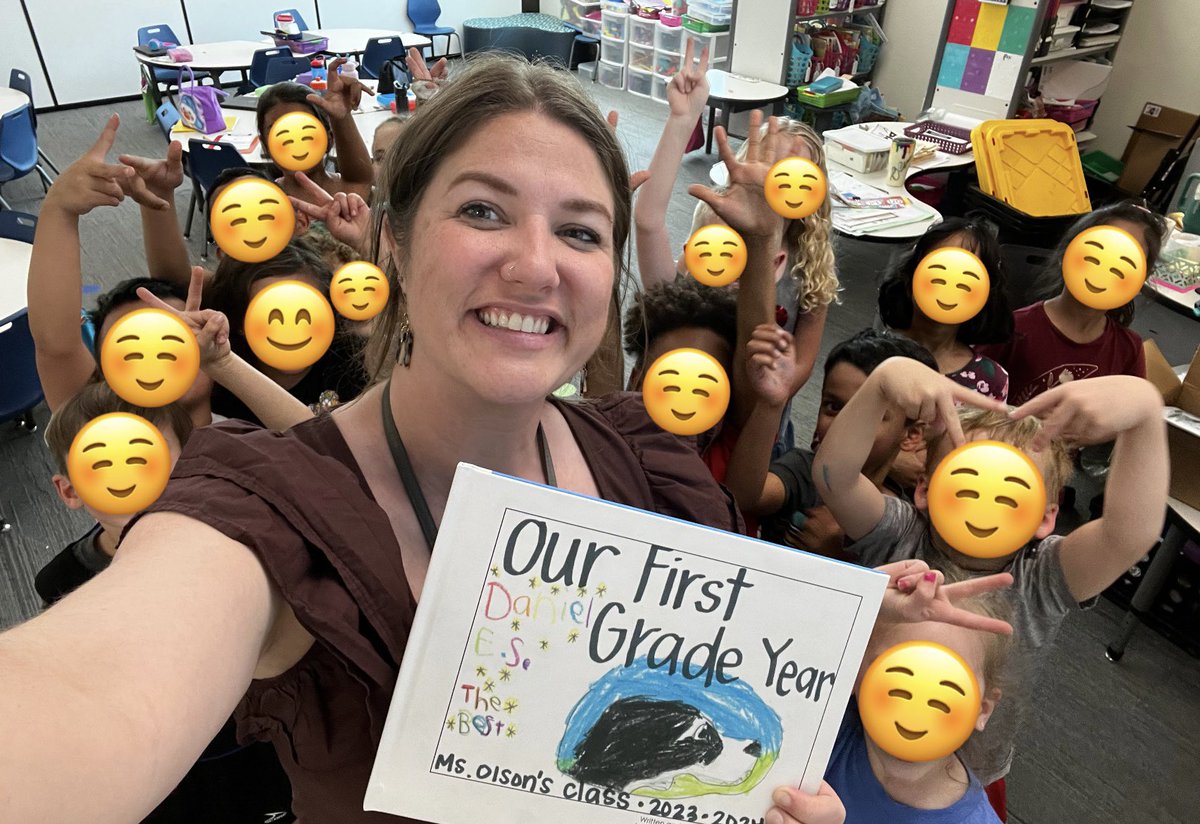 Loved #creatingauthors through <a href="/studentreasures/">Studentreasures</a> this year. My students gained confidence in their writing &amp; got to experience the reward &amp; culmination of all their hard first grade work when our books came in. We are #proudauthors ✏️