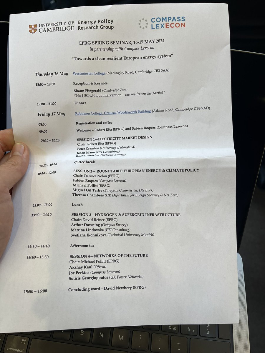 MarcOzawa's tweet photo. Great to be back in Cambridge for talks on energy policy! Catching up with colleagues and feeling like a student again. @EnergyCambridge @eprgcambridge https://t.co/q6lavcCv2K