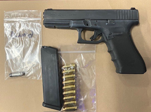 Our NCO officers were able to take this illegally loaded firearm off the streets after stopping and arresting an individual who was in possession of it while recklessly driving around our community on a moped. Thank you for keeping our community safe one step at a time!