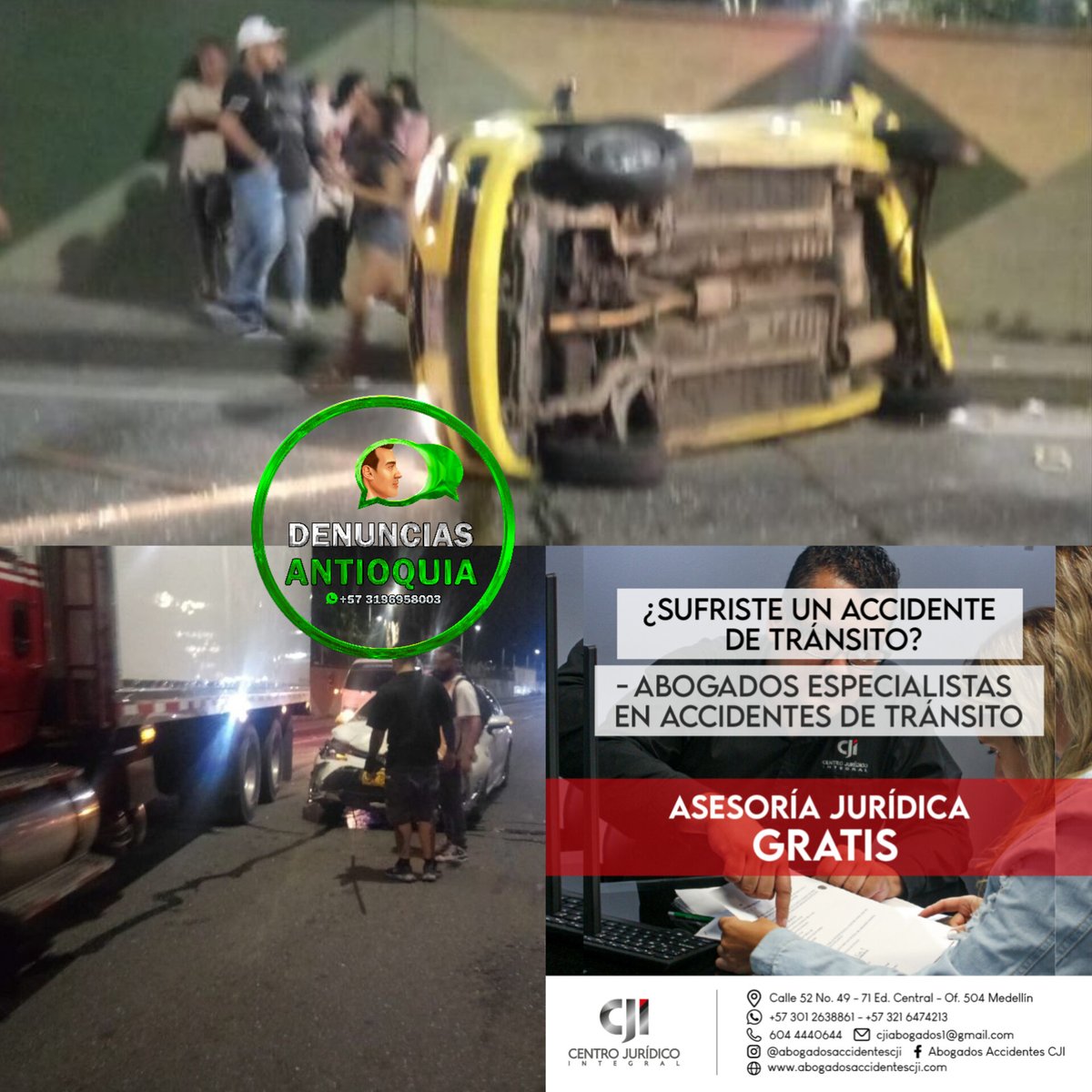#Movilidad/ en la madrugada se presentó accidente de tránsito con vehículo tipo taxi volcado en Av regional sentido norte sur, pasando las canchas de Tulio Ospina en Bello, por los talleres de Metro