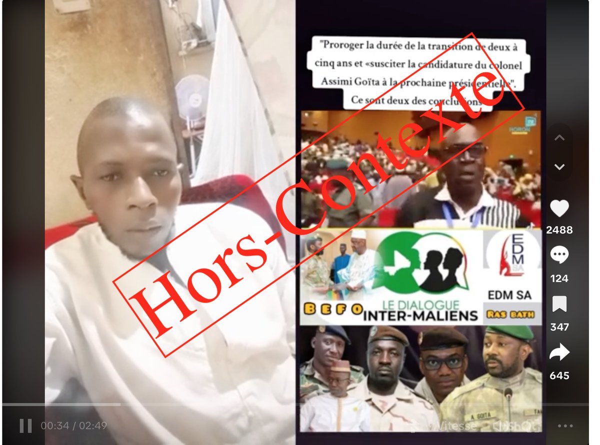 Attention, cette vidéo n’a pas été tournée lors du dialogue inter- Maliens...assoblog.org/attention-cett… #AngaSèguè_Sèguè #ABM #Mali