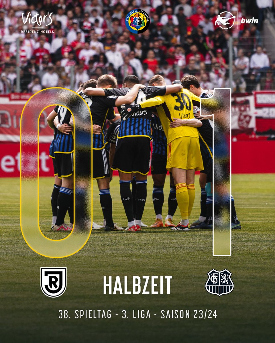 ersterfcs's tweet image. ⏸️ 𝐇𝐚𝐥𝐛𝐳𝐞𝐢𝐭 im Jahnstadion! 🦁 #SSVFCS