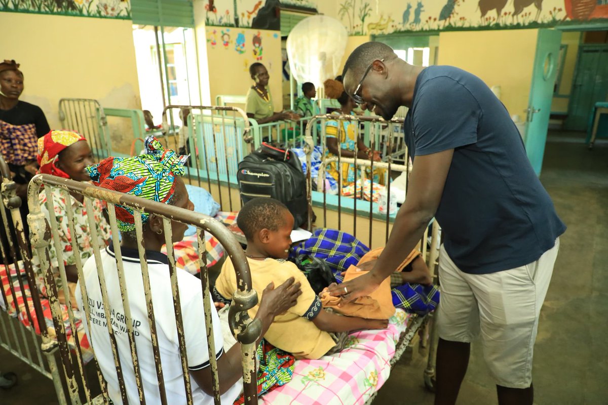 Later in the day, we carried out a CSR activity at Arua Regional Referral Hospital where we visited the paediatric ward. #DayWellSpent #Uganda @drutagz @gmkatamba