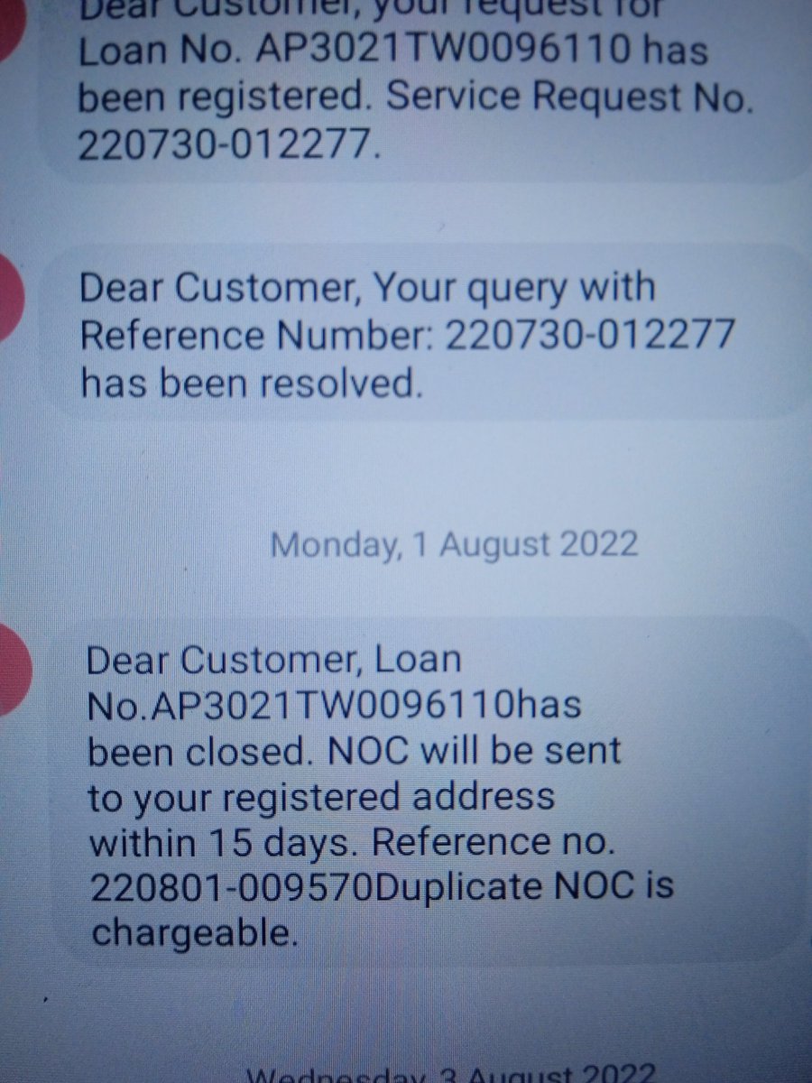 Please Check it.
urgent appeal to @TVSCredit My vehicle loan was completed in the Year of 2022. No NOC received till now. Can you please send NOC.
My Vehicle Number TS05FB0835.
Tvs Radeon.
What happen @TVSCredit Sir.
Please Send My NOC.
My CIBIL Score is damage.
phone: 9000810583