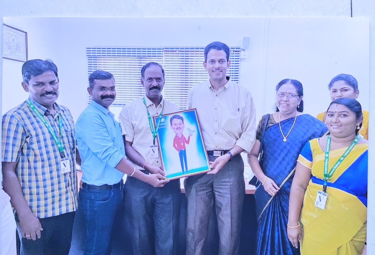 ✳️ 5 years ago, partners of @UNICEFIndia in Tamil Nadu presented me with this caricature, when I moved to Kerala as @UN Recovery Coordinator. ✳️ Thank you cartoonist Bala, Devanayan (Thozhmai), Bharathi Tamzhilan (Chennai Press Club), Virgil (Arunidhaya) & TV journalist