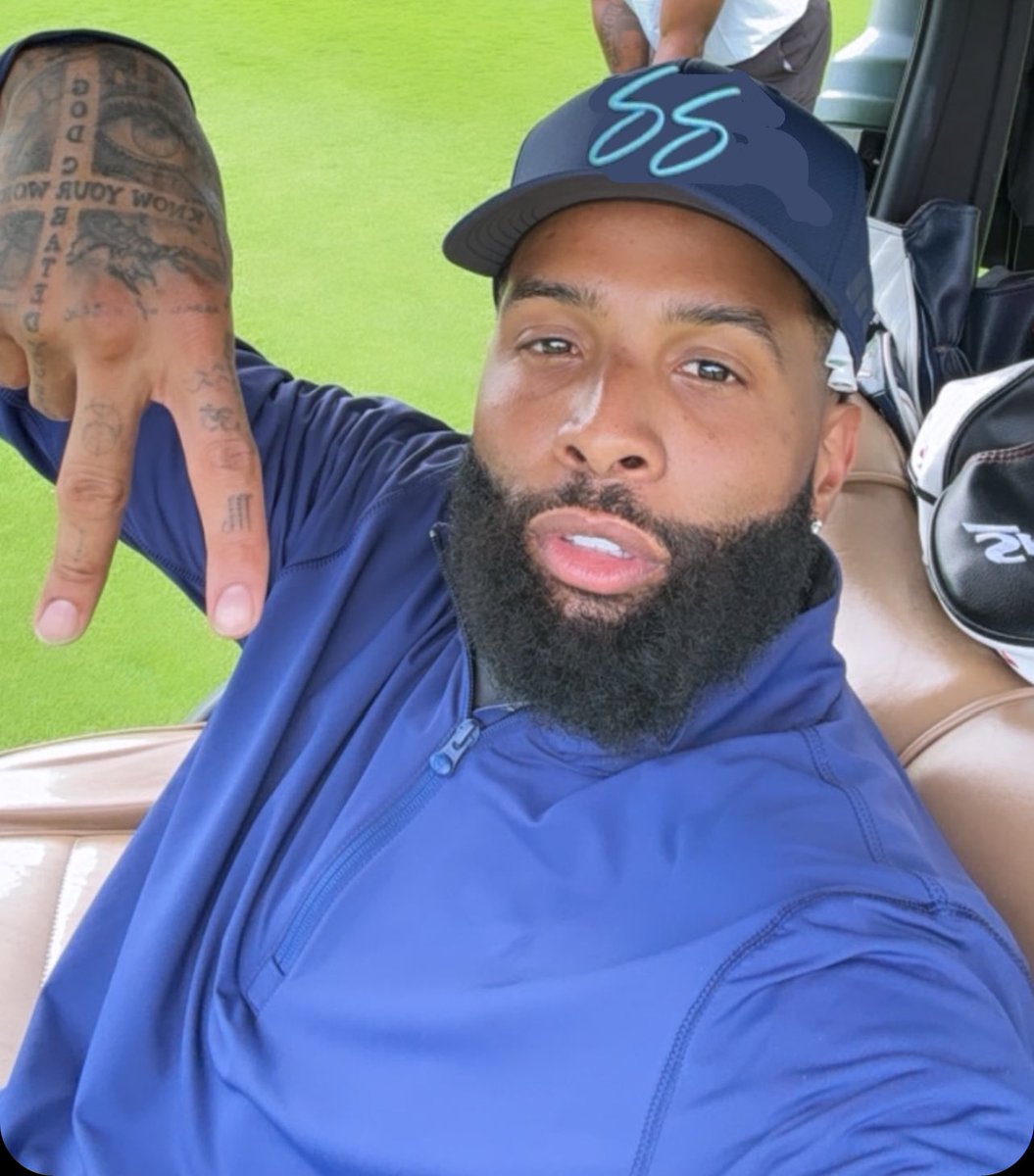 Appreciate you @obj  for Rocking one of my SS (Sacconi Styles) hats on the Golf course  lol ! #Gofins  #Finsup