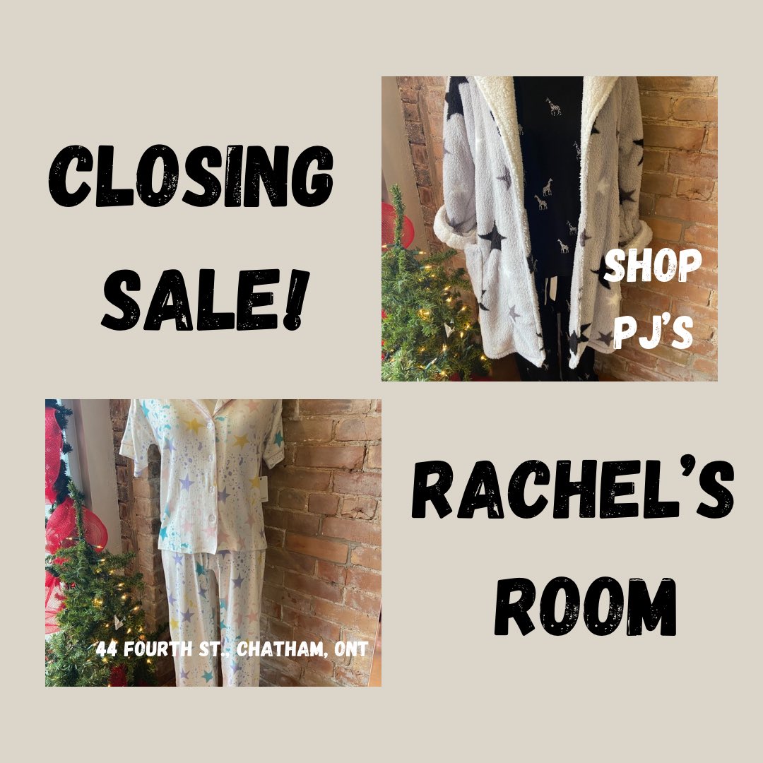 Closing sale! 30% off new fashions! 20% off sale items! Note* All sales are final May 31 is the last day to redeem Gift Cards and Credit notes . . #shopck #ckont #shoplocal #closingsale #closing #storeclosing #chatham #sarnia #windsor #london #toronto