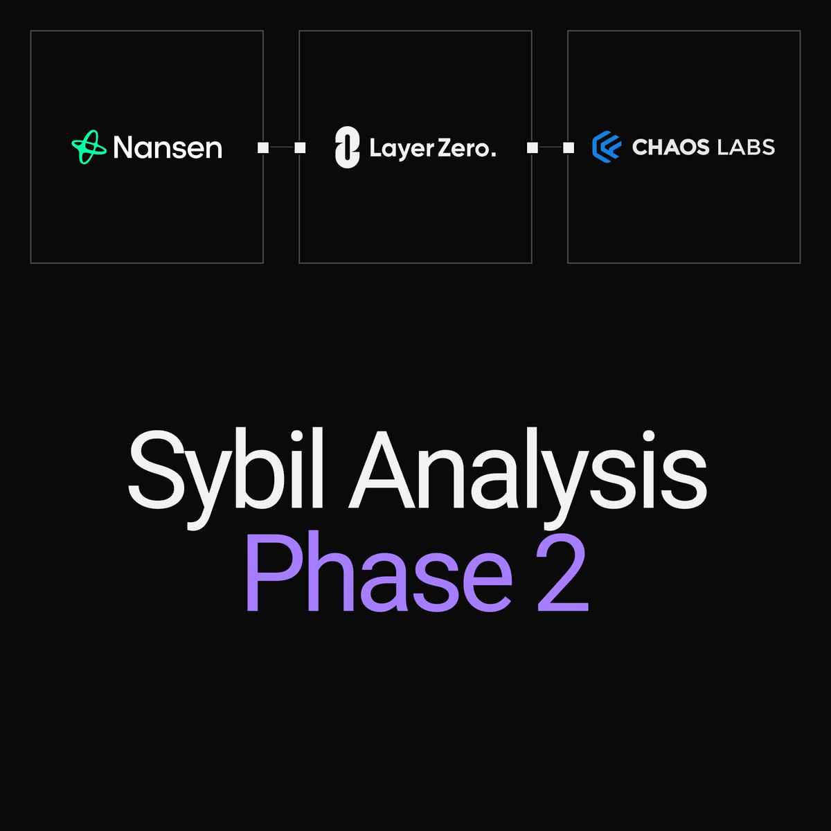 LayerZero have published the initial sybil address including self report and helps from Nansen & Chaos Labs. Over 803K as marked as sybil. And this is not the final list. Check out yours 👇 github.com/LayerZero-Labs…