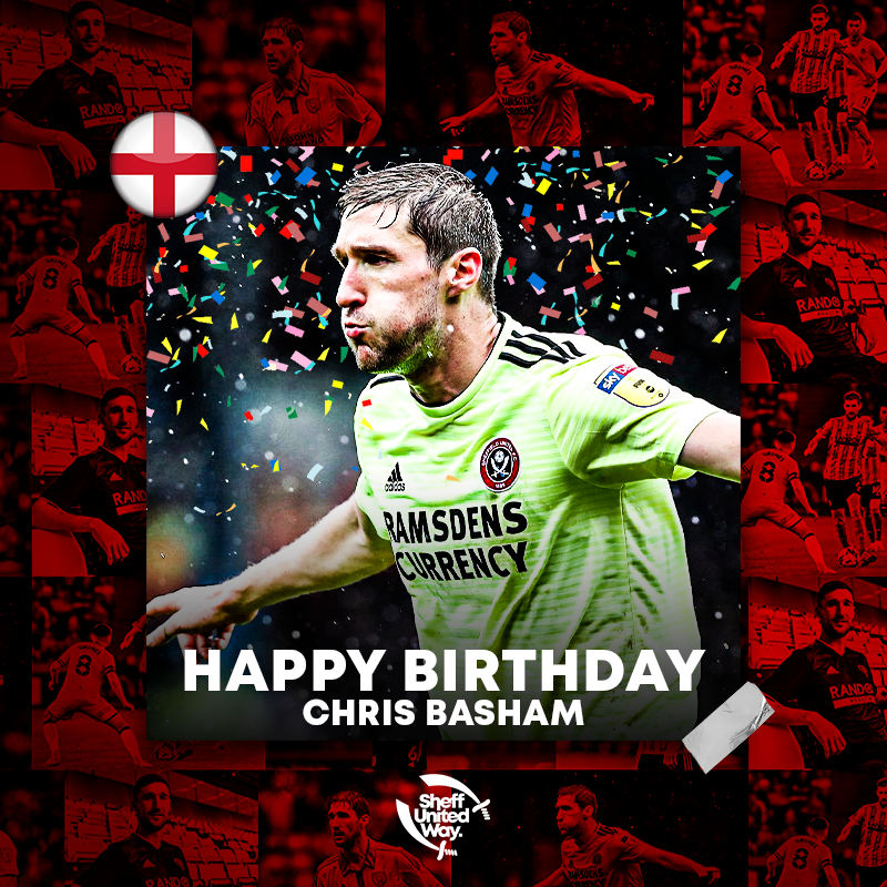 🎂 Happy Birthday to Chris Basham 🥳

394 appearances for United in all competitions, a true Blades legend 🚂