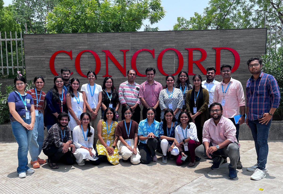 GujBiotechUni's tweet photo. @GujBiotechUni's master students from Industrial Biotechnology discipline visited @ConcordBiotech, Limbasi Plant, Kheda.
#IndustrialVisit #ExperientialLearning #IBTCommunity #ConcordBiotech https://t.co/xElvovga2O