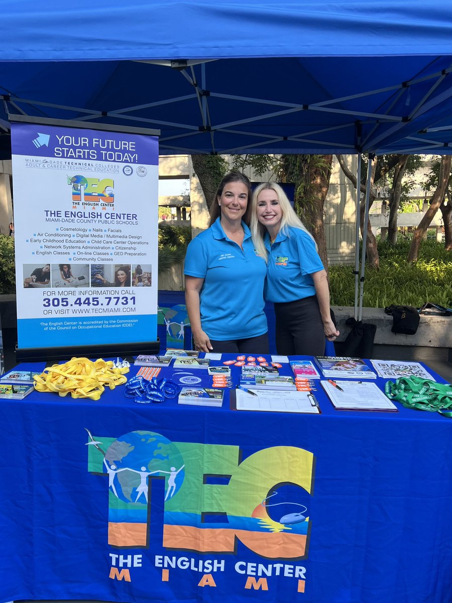 The English Center is ready to welcome parents and students at Table 207 @MDCPS #ParentChoiceExpo. Come visit us @MDCollege Kendall Campus till 1 pm! #YourBestChoiceMDCPS