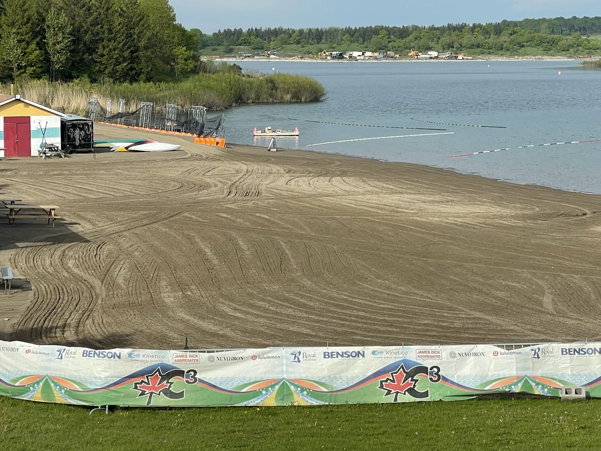 Look at the difference in what we have been able to do at the C3 @JamesDick_JDC Beach in Caledon Village. The pictures are 10 years apart, but represent thousands of volunteer hours & 1/2 million of fundraising. We now have a world class place to swim-paddle-volleyball & more
