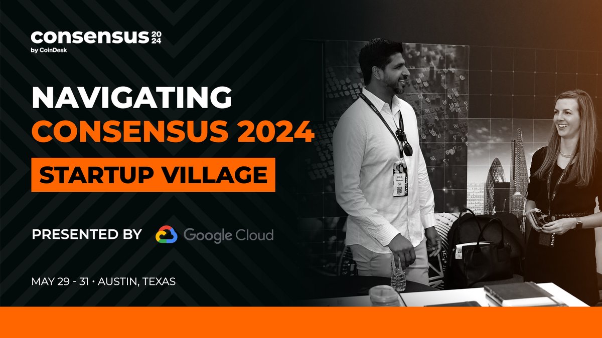 Elevate your startup at #Consensus2024's Startup Village, brought to you by @GoogleCloud. Connect with leaders, pitch your ideas and find your path to success in the heart of blockchain's new wave. 🔗 Explore more: consensus2024.coindesk.com/stage-startup-…