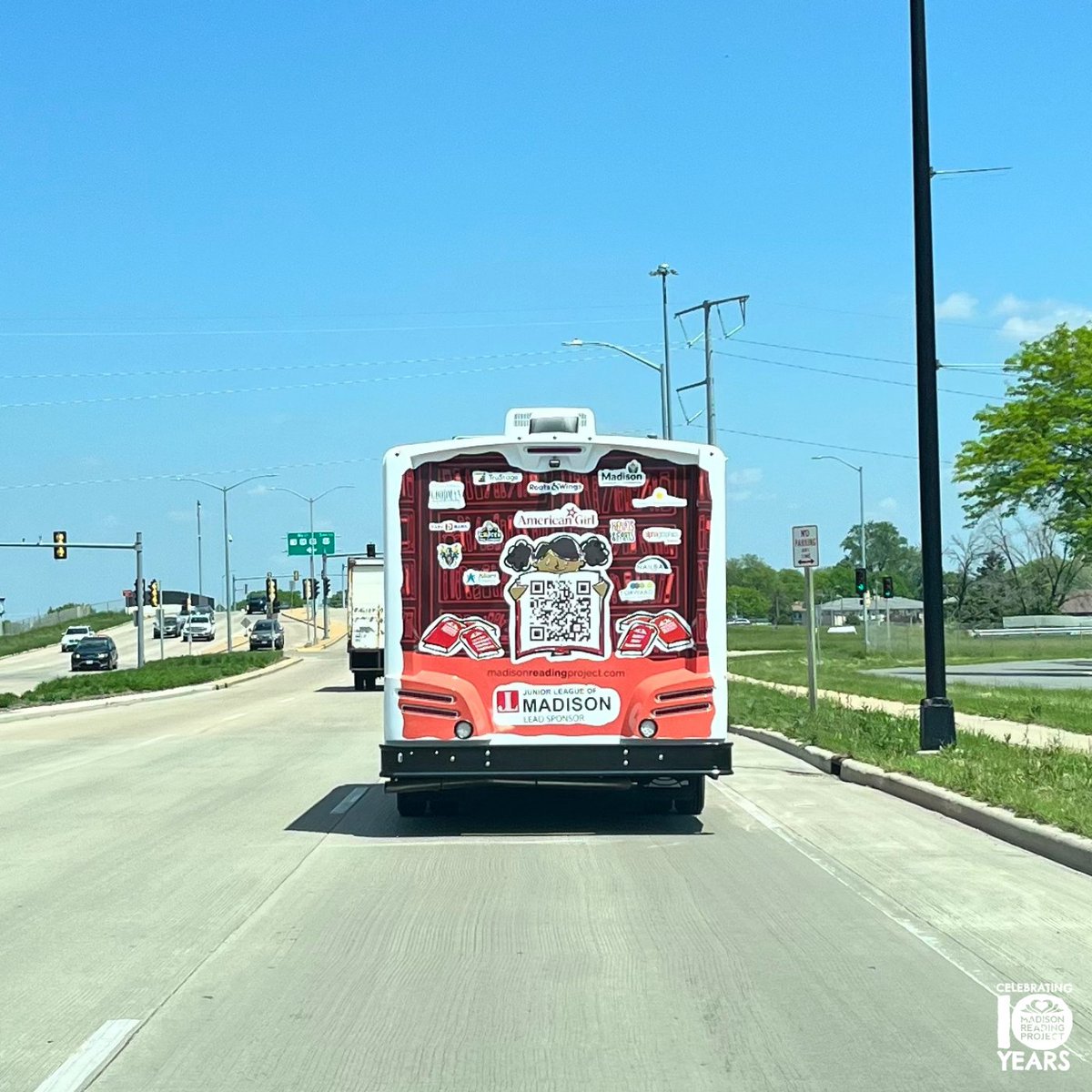 🤩📚 Our fleet just got bigger!! Bus 2.0 has arrived to join Bus 1.0 at the Kohl Center, and our whole fleet is ready to meet the Madison community! Join us from 10:30 am to meet our brand-new, ADA-compliant, accessible Book Bus! 💛 #NewBusFeeling #NewBookFeeling #LiteracyMatters