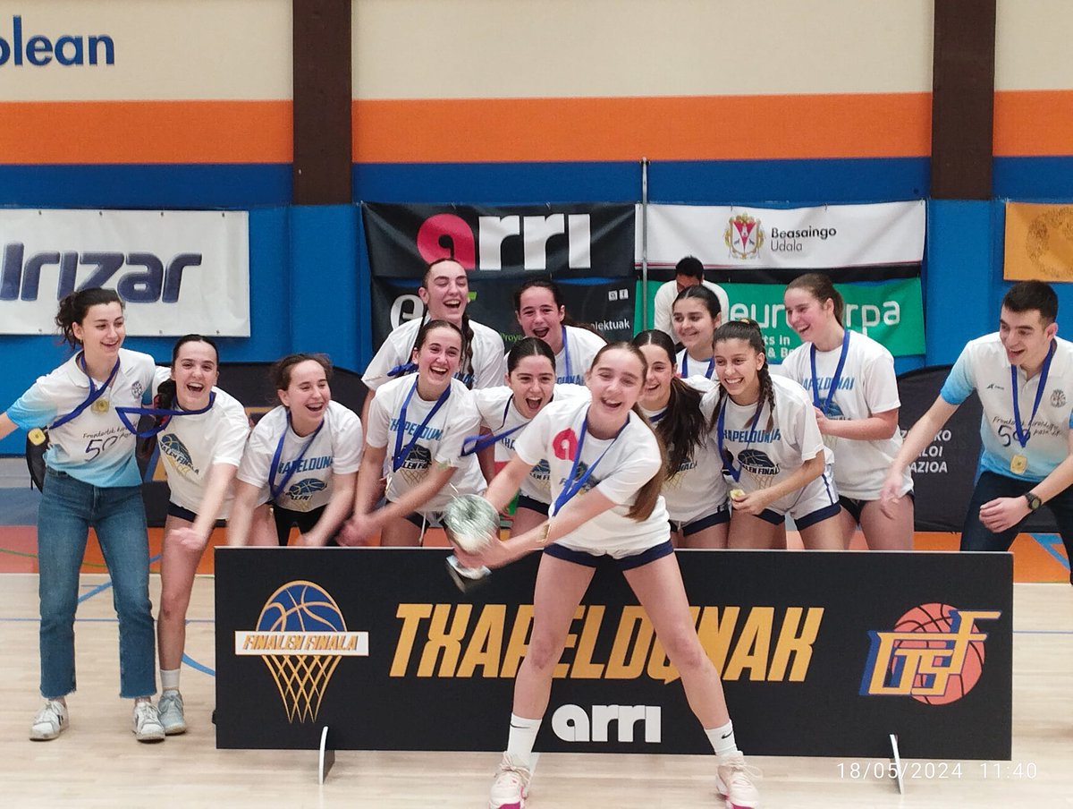 <a href="/easobasket/">EASO BASKET</a> 📌(EUS) Ederra egin dezute! TXAPELDUNAK! A ze denboraldia zuena!
📌(CAS) ¡Buena la que habéis hecho! ¡CAMPEONAS! ¡Vaya temporada la vuestra!

🏆Errendimendua (Finala)
♀️ Kadete Neskak
👍 <a href="/easobasket/">EASO BASKET</a> Irulea 39-53 #Ordizia K.E.

#ZorionakNeskak
#UbuntuEtaSaskiratu