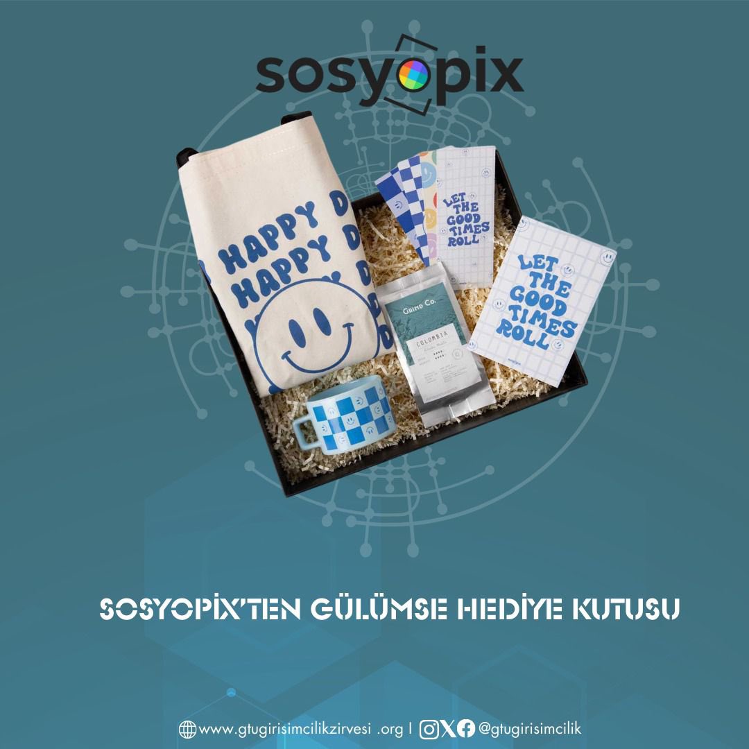 Katılımınıza özel, Sosyopix sponsorluğunda muhteşem 5 adet “Gülümse” hediye kutusu hediye ediyoruz! Siz de bu harika kutulardan birine sahip olabilirsiniz.
•
Profildeki kayıt formunu doldurarak çekilişe katılın ve bu eşsiz fırsatı kaçırmayın! Bol şanslar! 🍀
