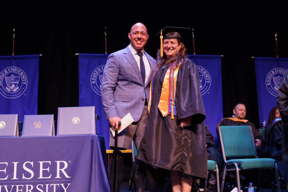 It was an honor to speak to the graduating class of Keiser University last night. Good luck to all of you as you begin this exciting next chapter!