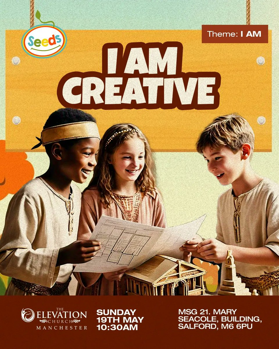 elevationng's tweet photo. Sunday Funday for our young stars! 

Junior Church is where the adventure begins! Games, friends, and Bible fun await! 

See fliers for details. 

#JuniorChurch #Seeds #Preeteens #ChildrenChurch #ElevationNG https://t.co/U6TFYgFFPK