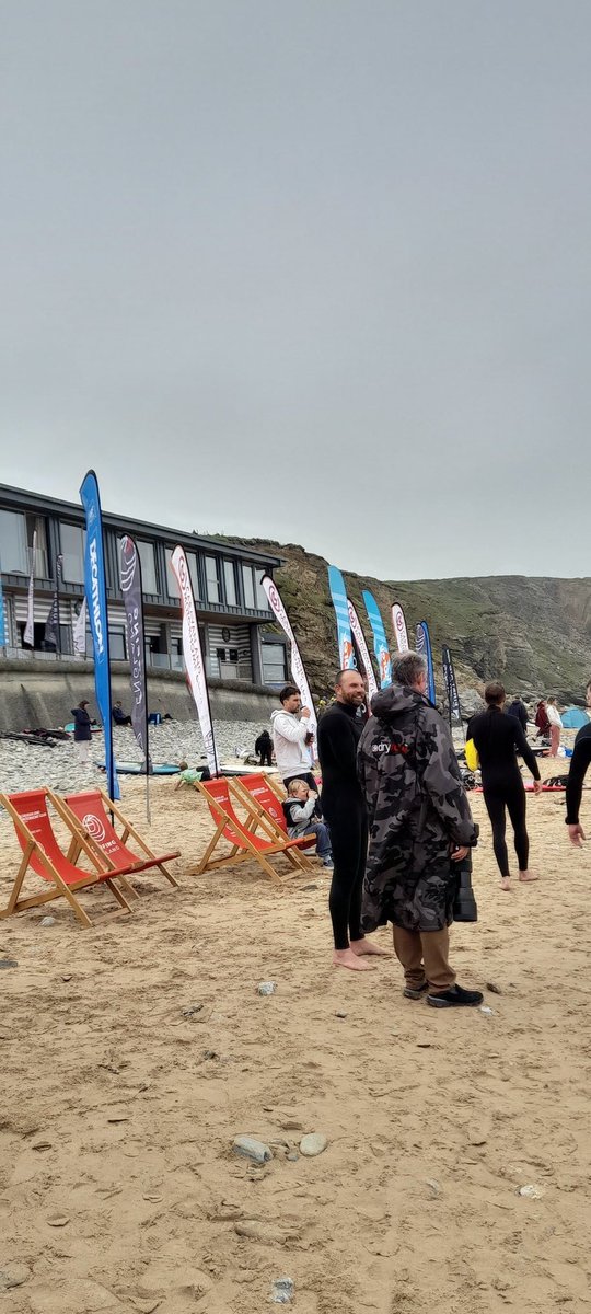 Stoked to support the amazing surfing community and their love of the great outdoors @SurfingEngland @candmclub National Surfing Championships, contestants are awesome!
