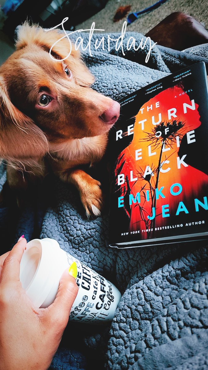 Saturday mornings are for coffee, good reads, and snuggles with my favorite puppy! #Switch #FurBaby #HotCoffee #EmikoJean #BookWorm #TheReturnOfEllieBlack